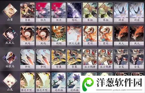 阴阳师百闻牌双山火鸟姐阵容2